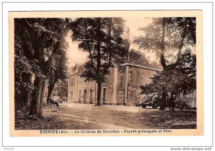 TREVOUX - Le Château De Corcelles - Façade Principale Et Parc - Trévoux