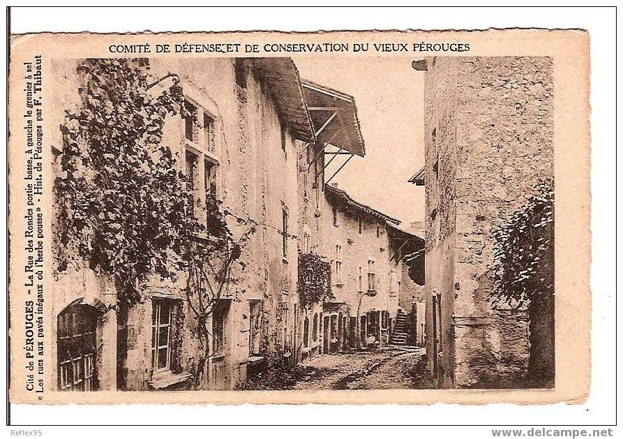 PEROUGES - La Rue Des Rondes - Pérouges