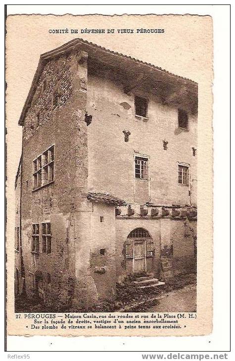 PEROUGES - Maison Cazin - Pérouges