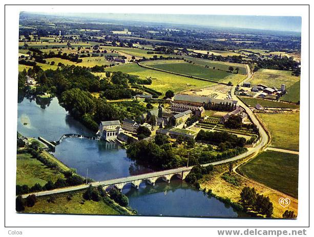 Entrammes Mayenne L'abbaye Notre Dame De Port Salut Et Le Pont - Entrammes