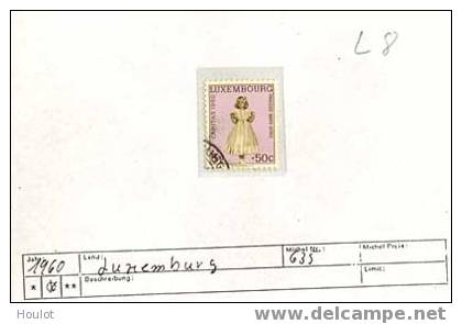 Luxembourg Mi. N° 635 Gestempelt Caritas 1960 - Used Stamps