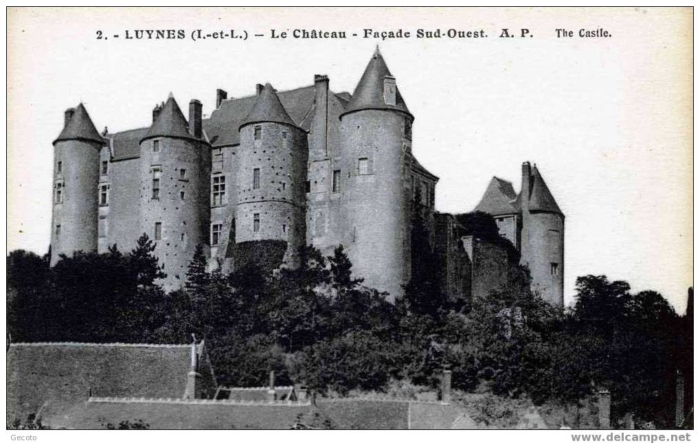 Luynes , Le Chateau , Façade Sud Ouest - Luynes