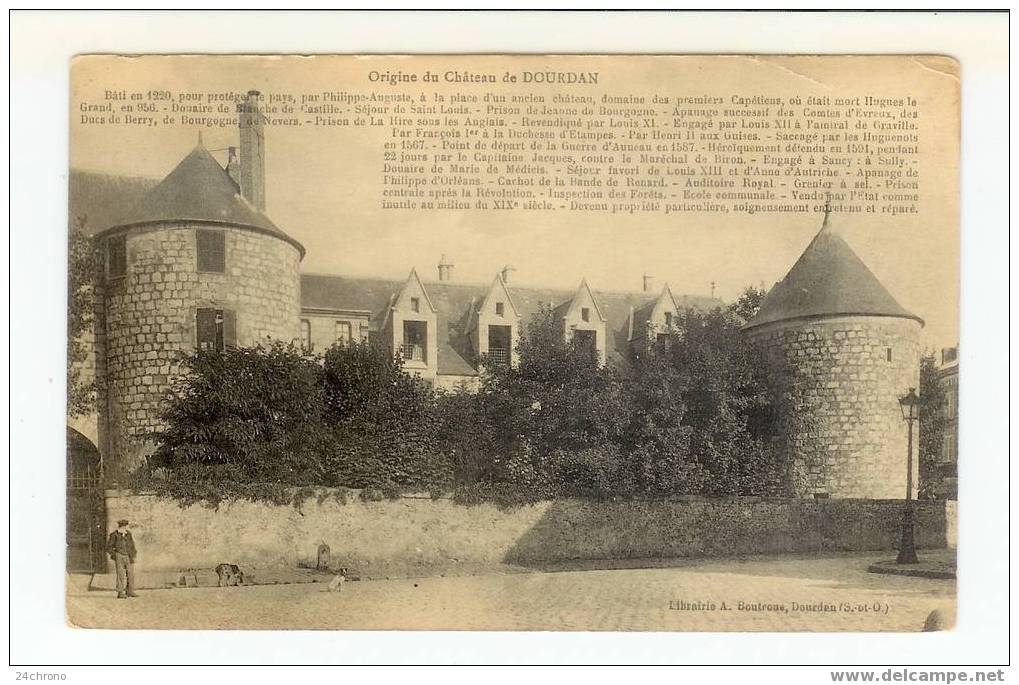 Dourdan: Le Chateau (07-1943) - Dourdan