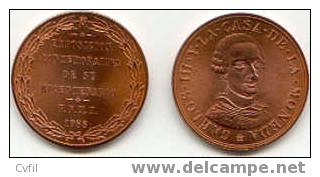 CARLOS III Y CASA DE LA MONEDA - Medalla Conmemorativa - Royaux/De Noblesse