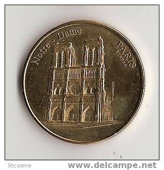 Médaille De Collection : France - Paris - Notre Dame - Zonder Datum