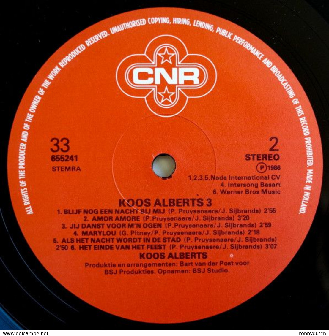 * LP * KOOS ALBERTS III - Autres - Musique Néerlandaise