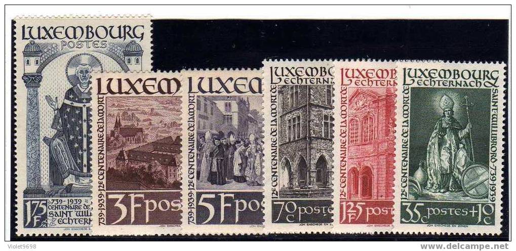 LUXEMBOURG: TP N° 300/305 * - Unused Stamps