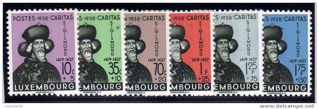 LUXEMBOURG: TP N° 306/311 * - Ungebraucht