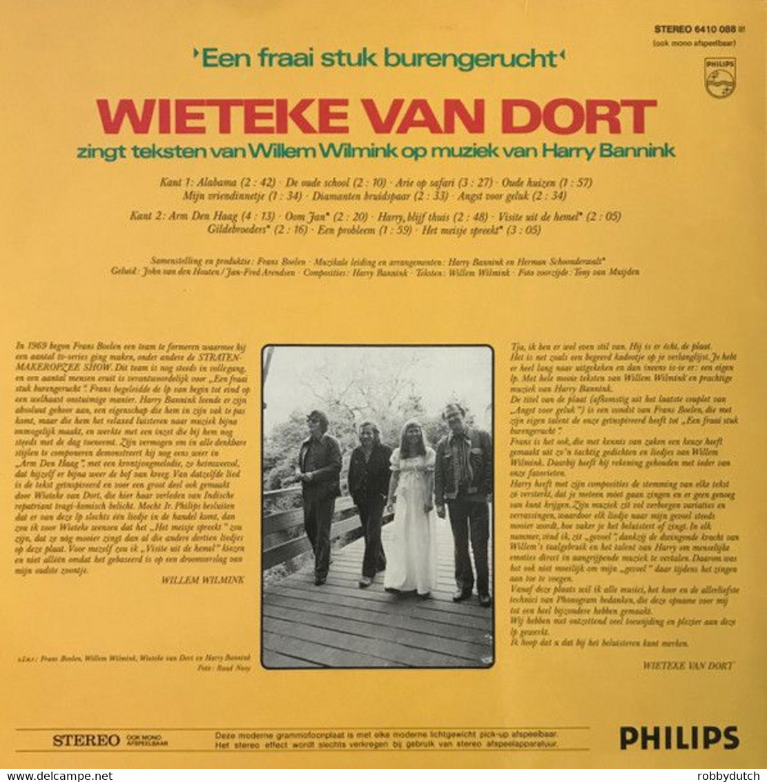 * LP * WIETEKE VAN DORT - EEN FRAAI STUK BURENGERUCHT (teksten Willem Wilmink) 1975 Ex!!! - Autres - Musique Néerlandaise