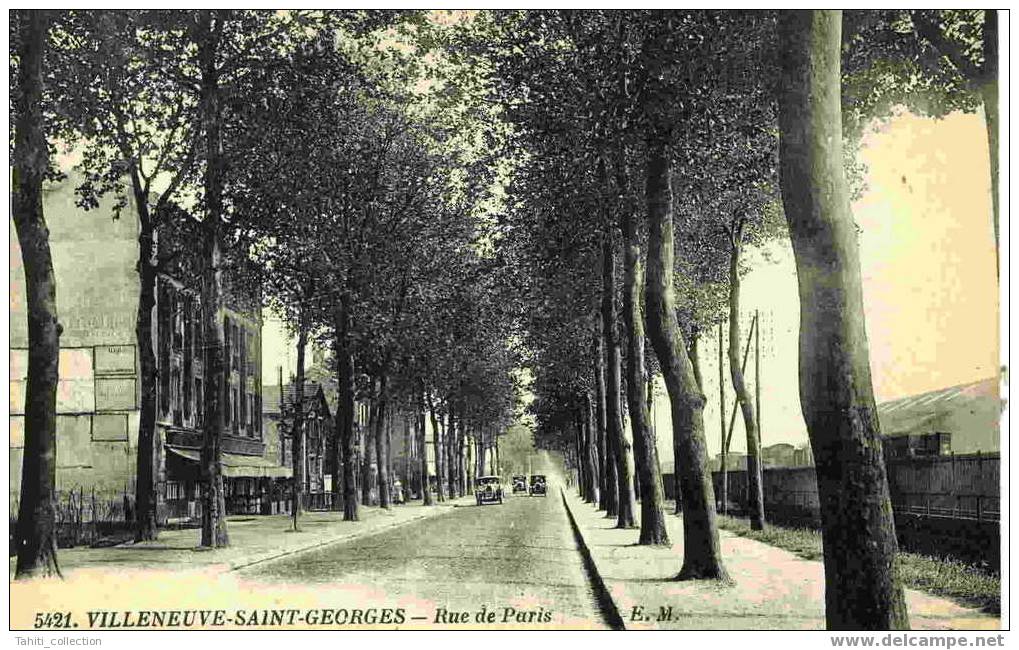 VILLENEUVE-SAINT-GEORGES - Rue De Paris - Villeneuve Saint Georges