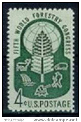 !a! USA Sc# 1156 MNH SINGLE World Forestry - Nuevos