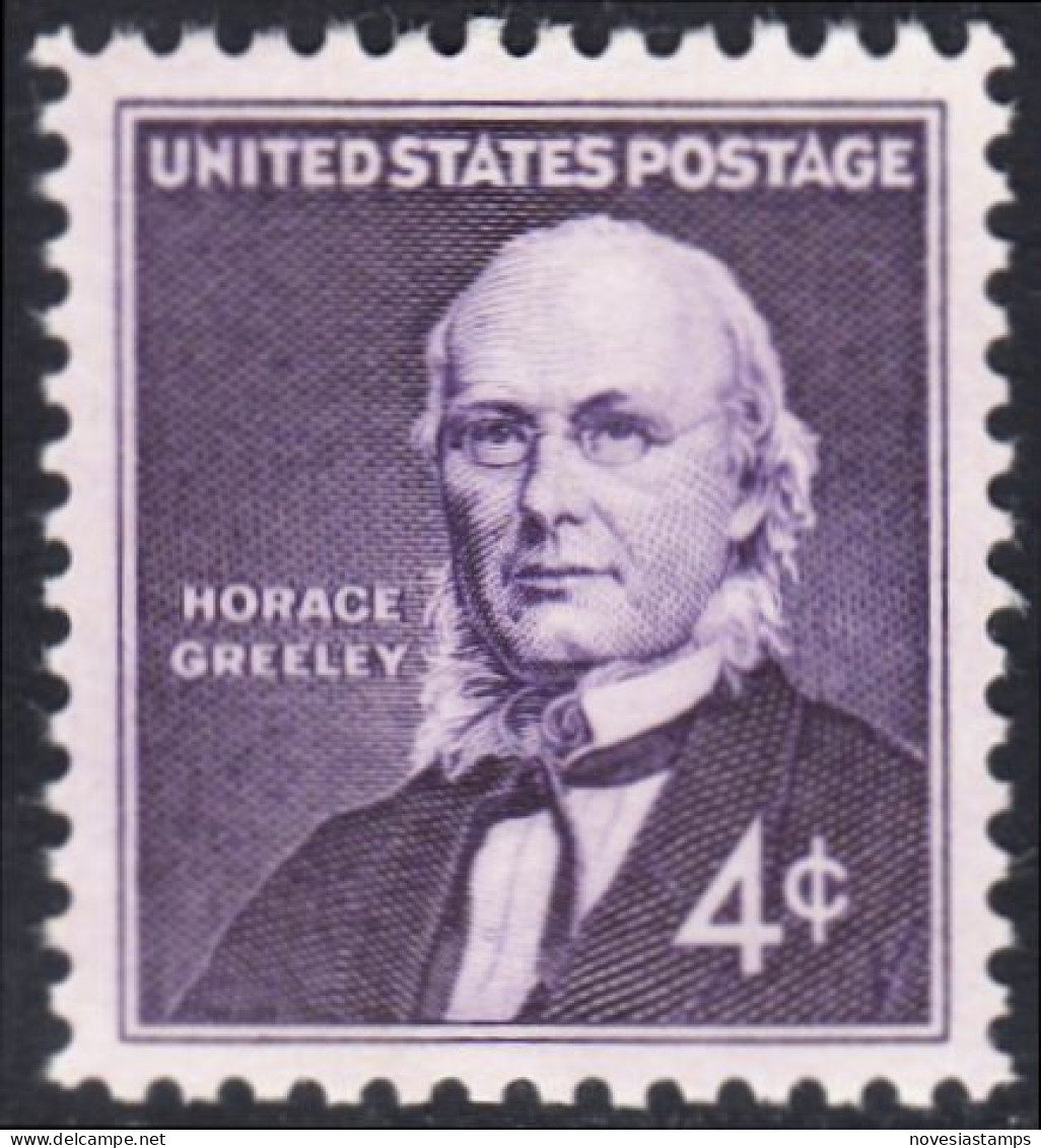 !a! USA Sc# 1177 MNH SINGLE (a1) - Horace Greeley - Nuovi