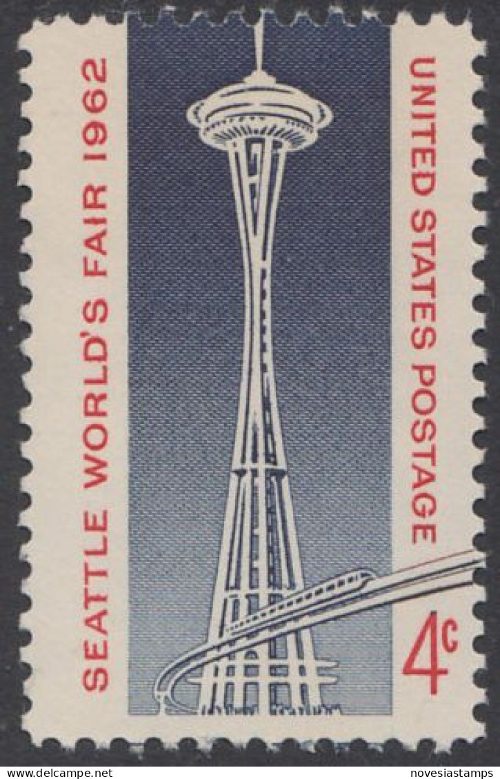 !a! USA Sc# 1196 MNH SINGLE (Gum Slightly Damaged / A1) - Seattle World Fair - Unused Stamps