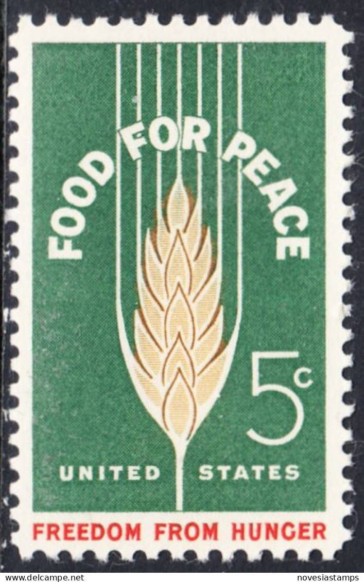 !a! USA Sc# 1231 MNH SINGLE (a1) - Food For Peace - Ongebruikt