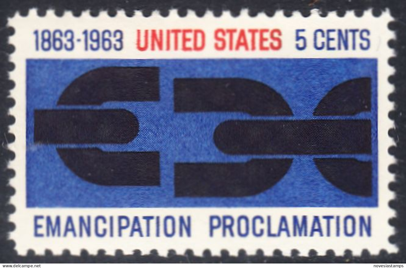 !a! USA Sc# 1233 MNH SINGLE (a1) - Emancipation Procl. - Nuovi