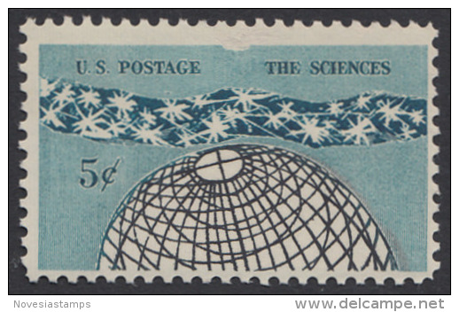 !a! USA Sc# 1237 MLH SINGLE - Science - Unused Stamps