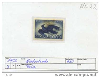 Niederlande Mi. N° 630 * Falz Flugpostmarke Für Sonderflüge 1953 - Posta Aerea