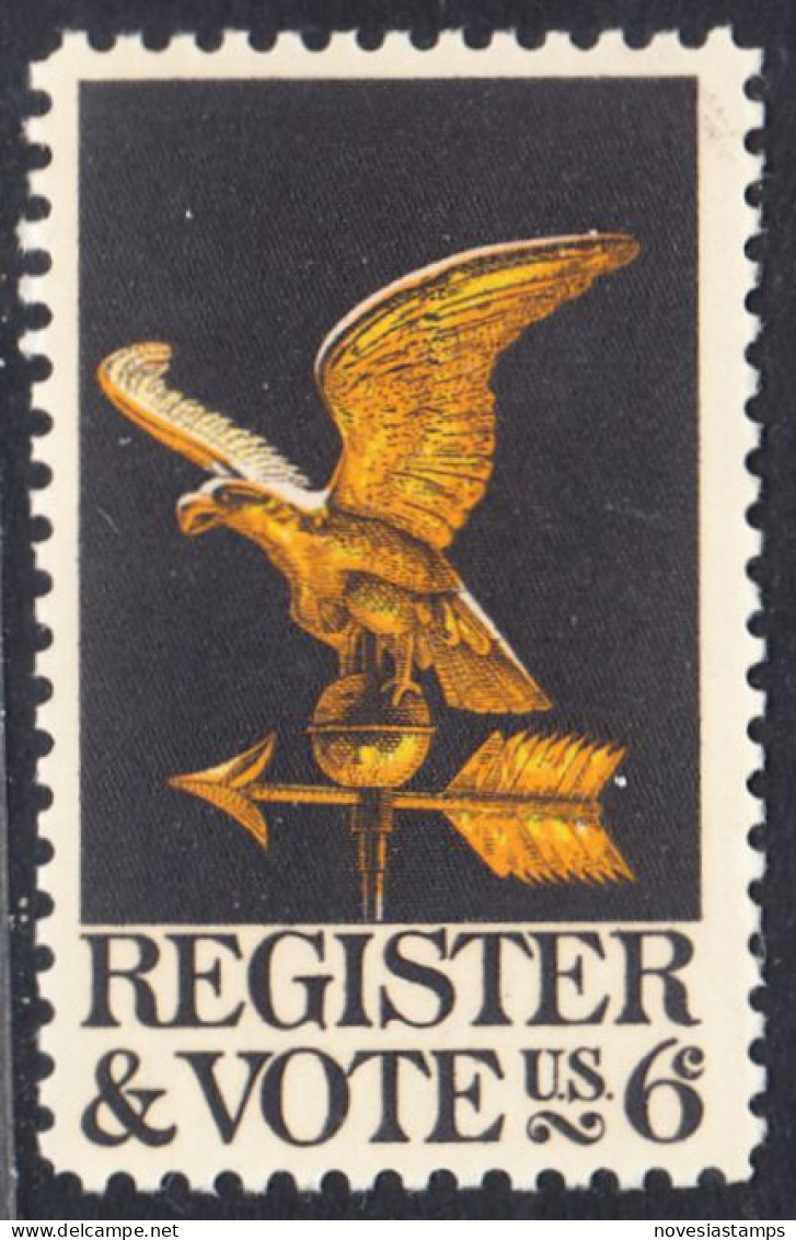 !a! USA Sc# 1344 MNH SINGLE (a1) - Register And Vote - Unused Stamps