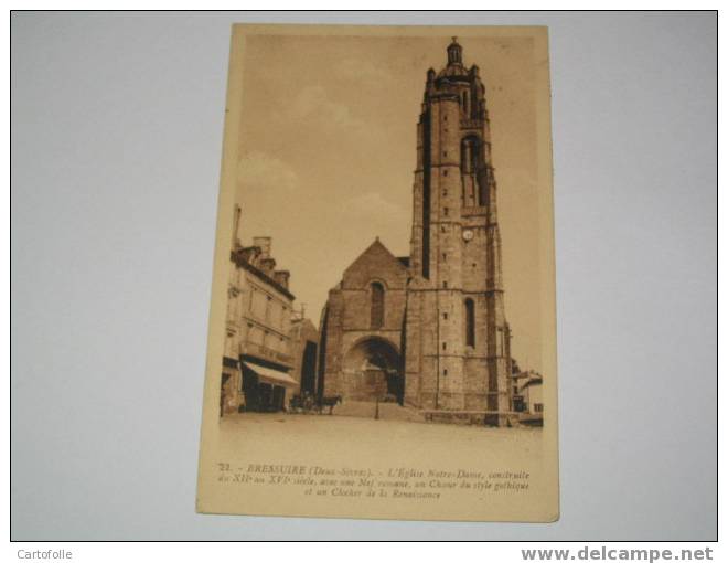(156) -1- Carte Postale Sur Bressuire - Bressuire