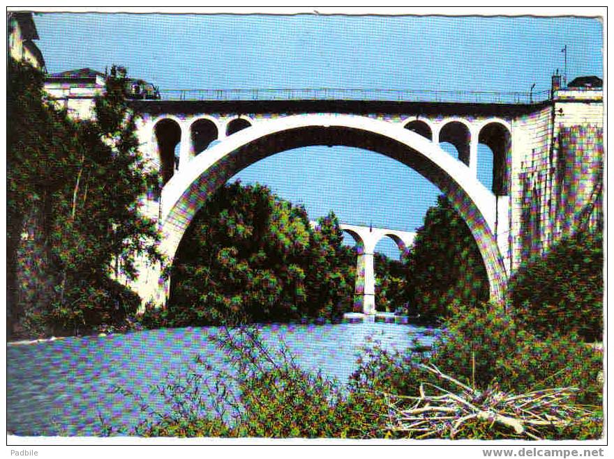 Carte Postale   74.  Rumilly  Le Pont Neuf Et Le Viaduc Sur Le Chéran - Rumilly