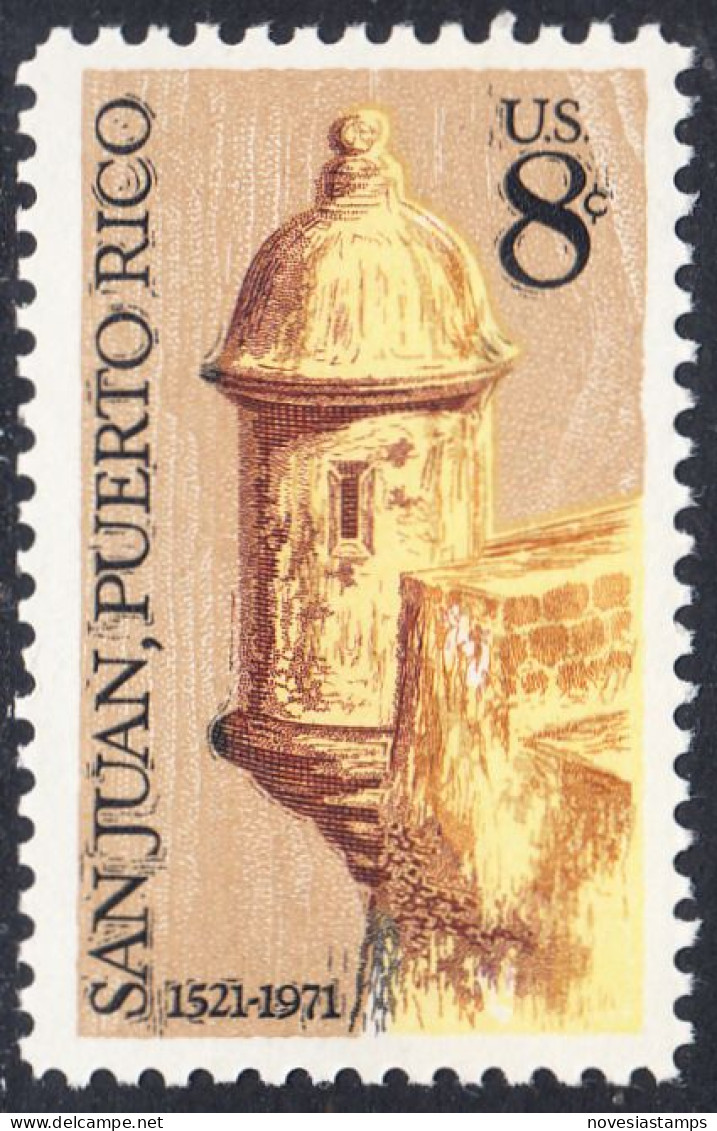 !a! USA Sc# 1437 MNH SINGLE (a1) - San Juan - Nuovi