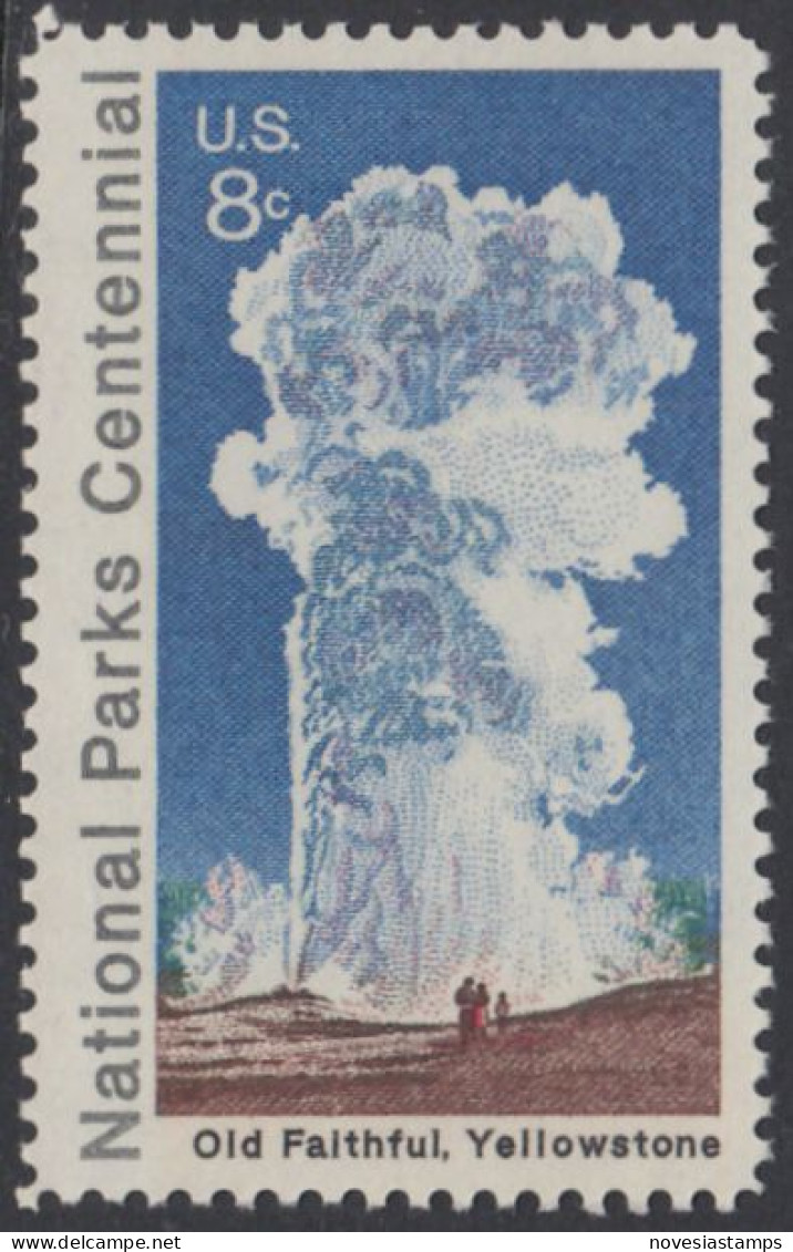 !a! USA Sc# 1453 MNH SINGLE (a1) - Old Faithful - Nuovi