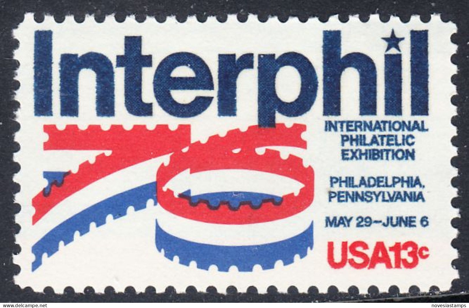 !a! USA Sc# 1632 MNH SINGLE - INTERPHIL ´76 - Nuovi