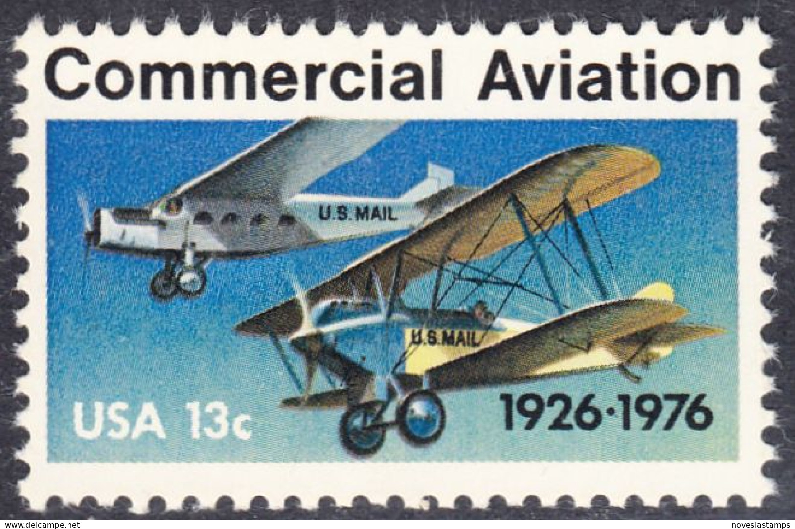 !a! USA Sc# 1684 MNH SINGLE - Commercial Aviation - Nuovi