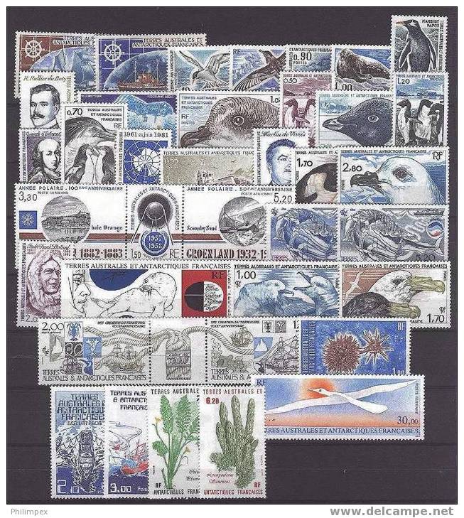 FRENCH ANTARCTIC TERRITORIES TAAF / FSA,T VF MNH LOT! - Collections, Lots & Séries