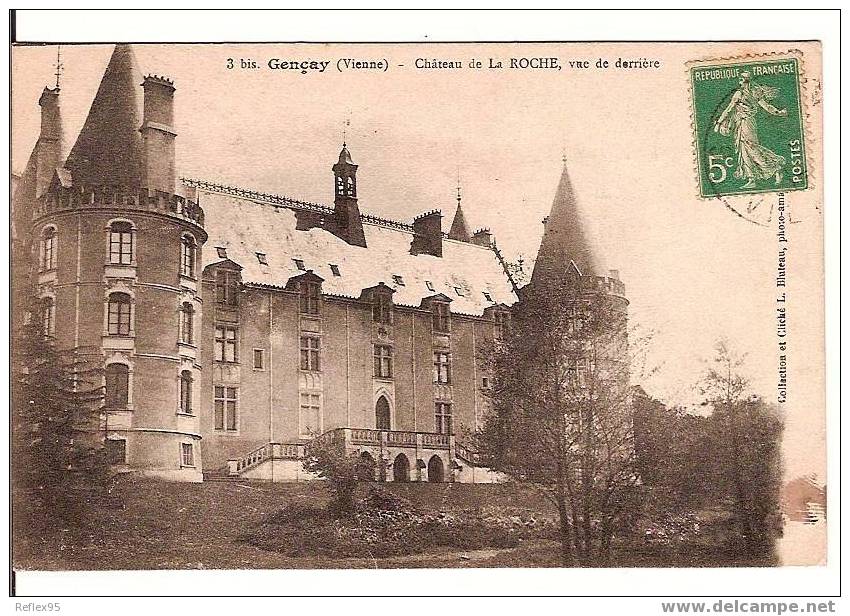 GENCAY - Le Château De La Roche - Gencay