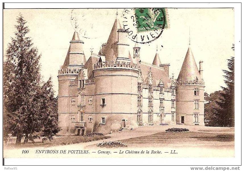 GENCAY - Le Château De La Roche - Gencay