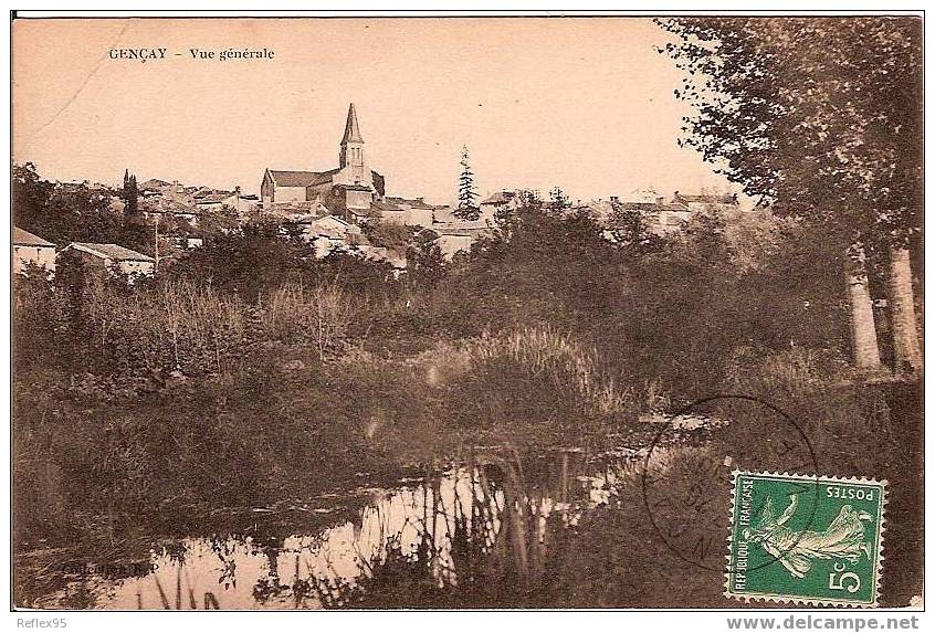 GENCAY - Vue Générale - Gencay