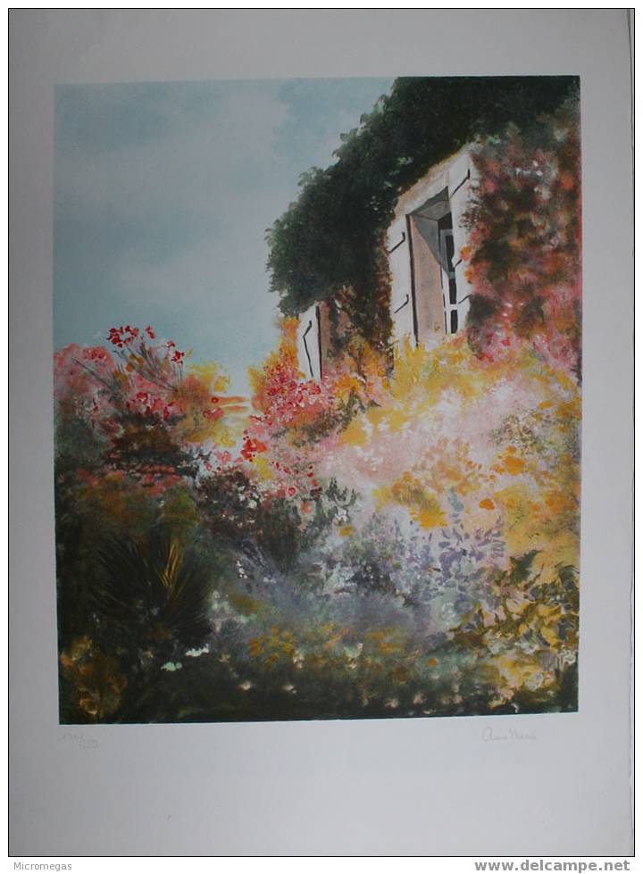 Anne Marie : Maison Fleurie - Lithographies