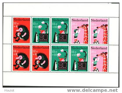 Niederlande Mi. N° 888/90 ** Block 6 Von 1967 Voor Het Kind   Kinderlieder - Blocks & Sheetlets
