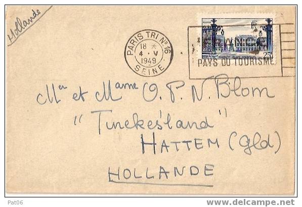 PARIS   TRI  N°16°   - SEINE / HOLLANDE - Briefe U. Dokumente
