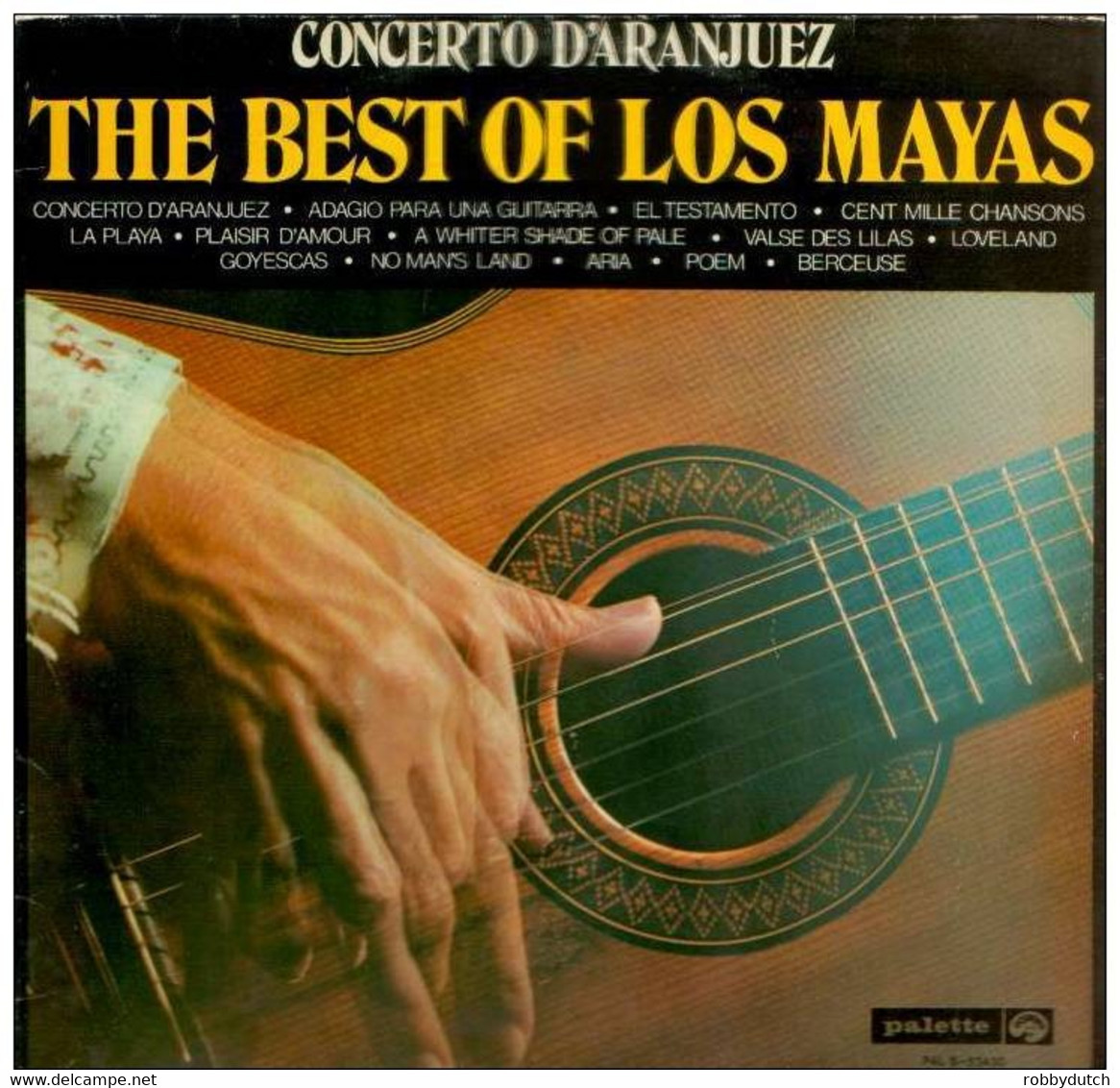 * LP * LOS MAYAS - CONCERTO D'ARANJUEZ (THE BEST OF LOS MAYAS) Holland 1974 - Instrumental