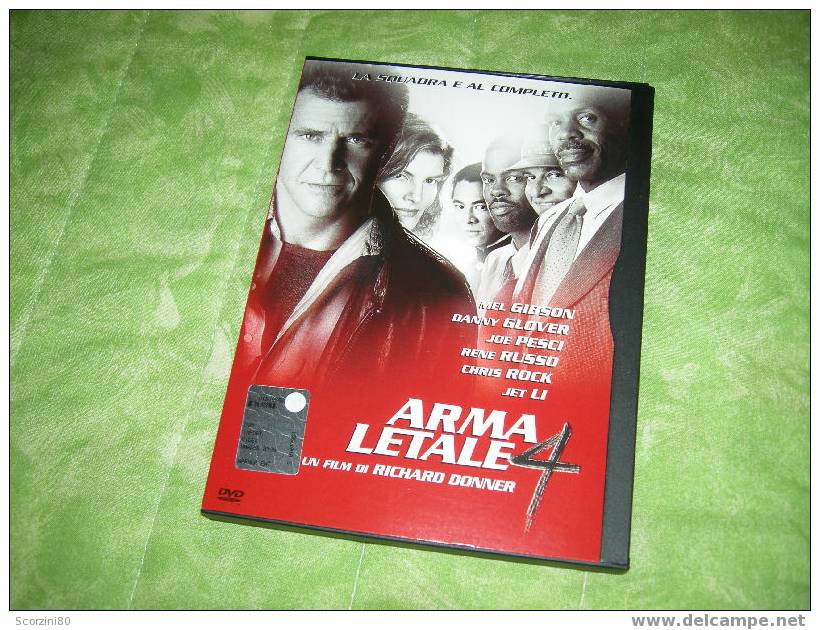 DVD-ARMA LETALE 4 Mel Gibson Jet Li - Azione, Avventura