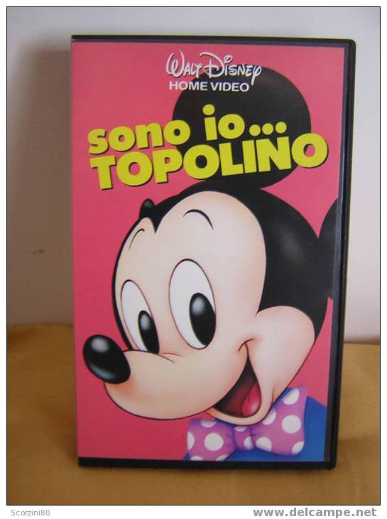 VHS-SONO IO...TOPOLINO Originale Disney - Cartoons