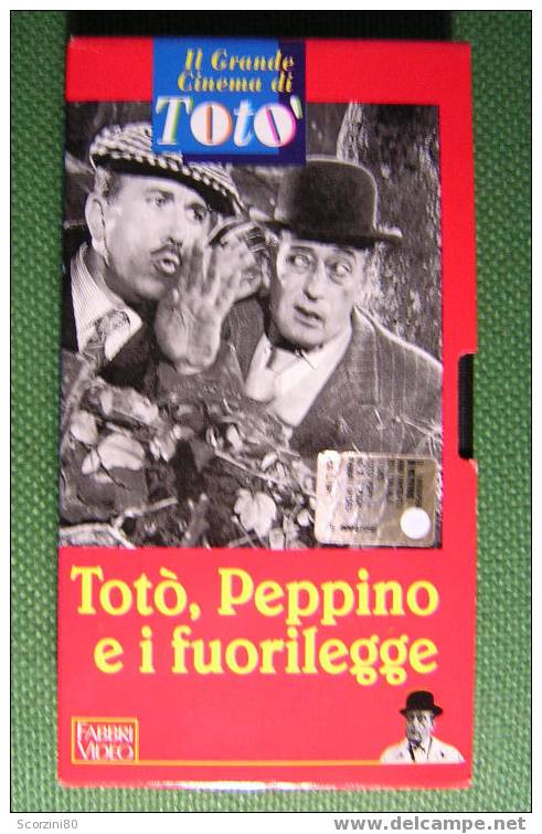 VHS-TOTO', PEPPINO E I FUORILEGGE Originale - Commedia