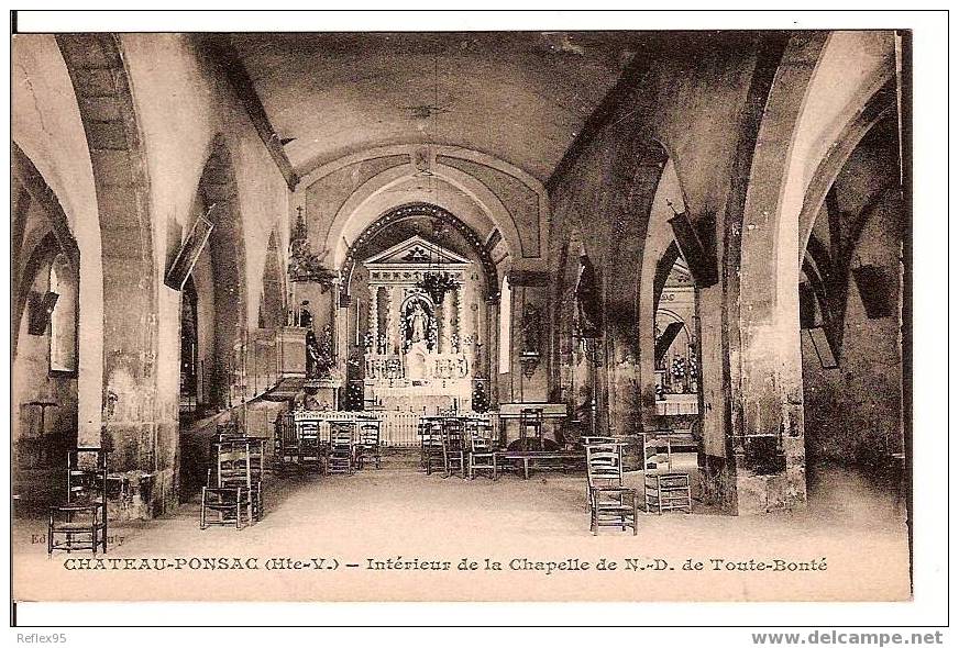 CHATEAUPONSAC - Intérieur De La Chapelle De N.D. De Toute Bonté - Chateauponsac