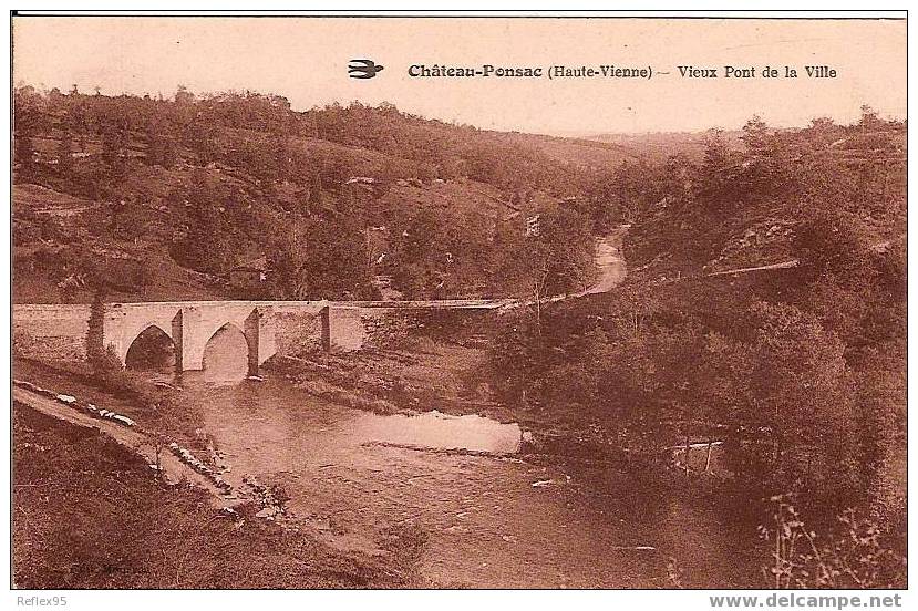 CHATEAUPONSAC - Vieux Pont De La Ville - Chateauponsac