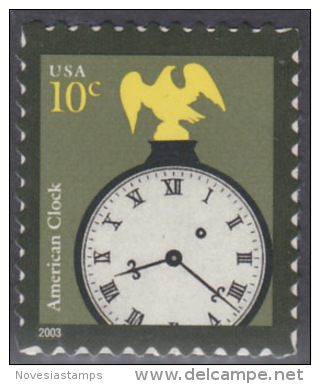 !a! USA Sc# 3757 MNH SINGLE - American Clock - Nuovi