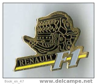 {48691} Pin's " Renault F1 ( Moteur ) " , TBE. - Car Racing - F1