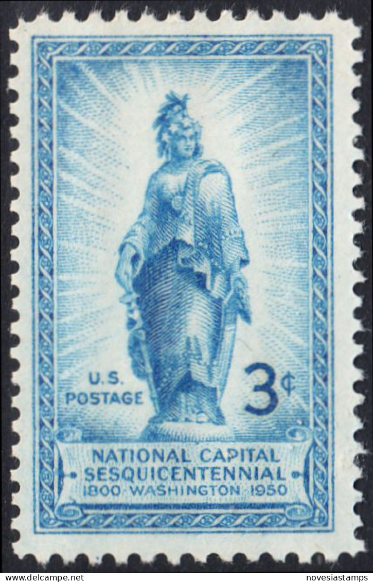 !a! USA Sc# 0989 MNH SINGLE (a1) - Statue Of Freedom - Ongebruikt