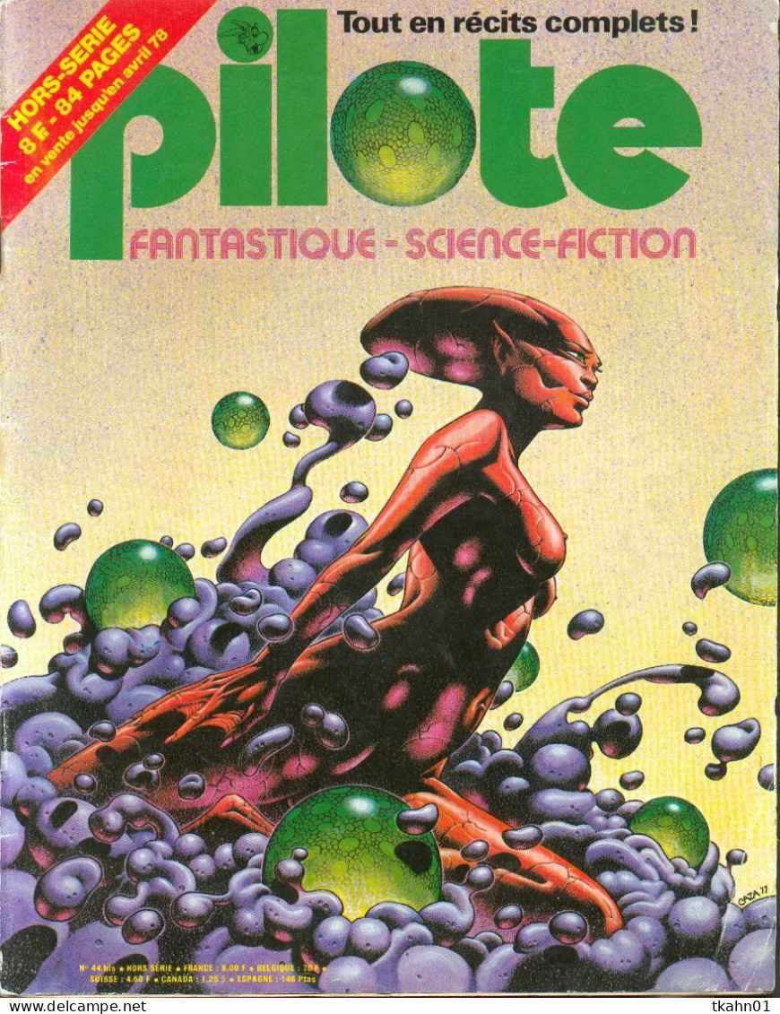 PILOTE  H-S  N° 44-BIS  " FANTASTIQUE-SCIENCE-FICTION" DE 1978 - Pilote