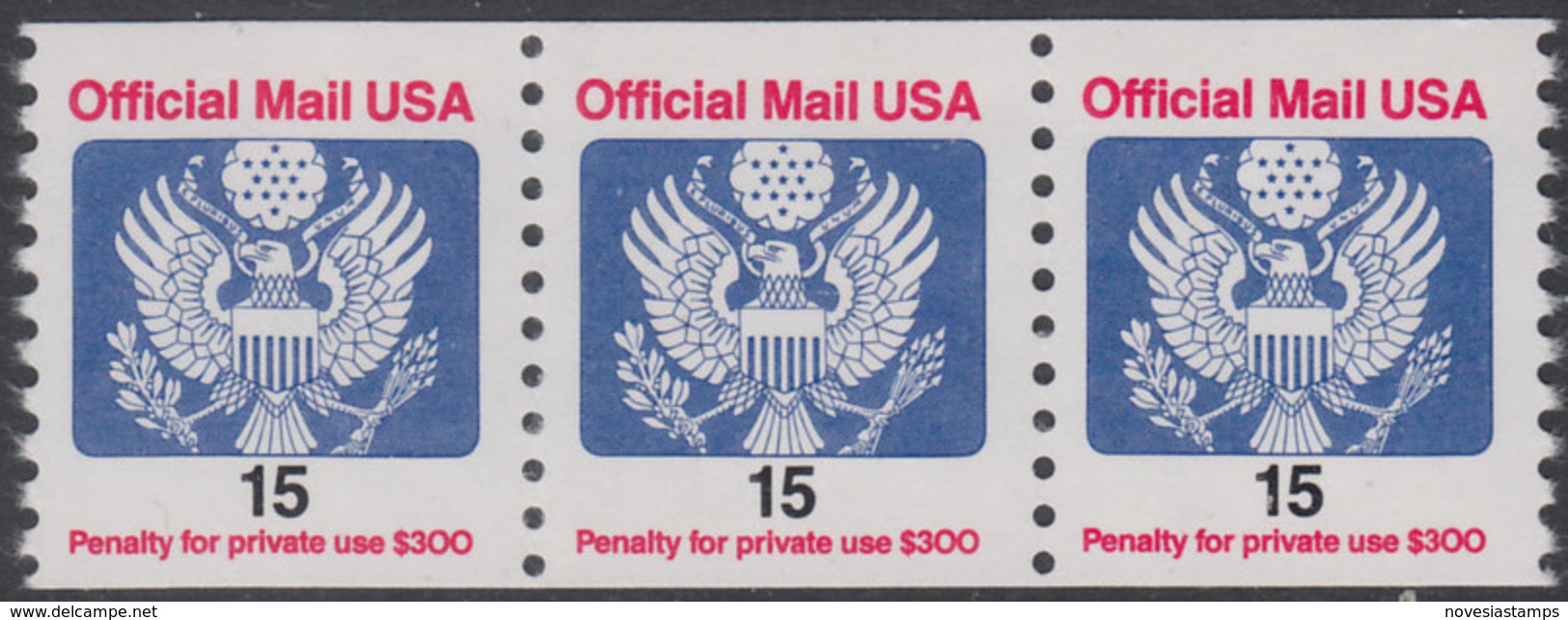 !a! USA Sc# O138A MNH Horiz.STRIP(3) - Great Seal - Service