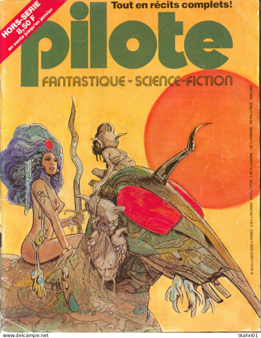 PILOTE  H-S  N° 65-BIS  " FANTASTIQUE-SCIENCE-FICTION" DE 1979 - Pilote