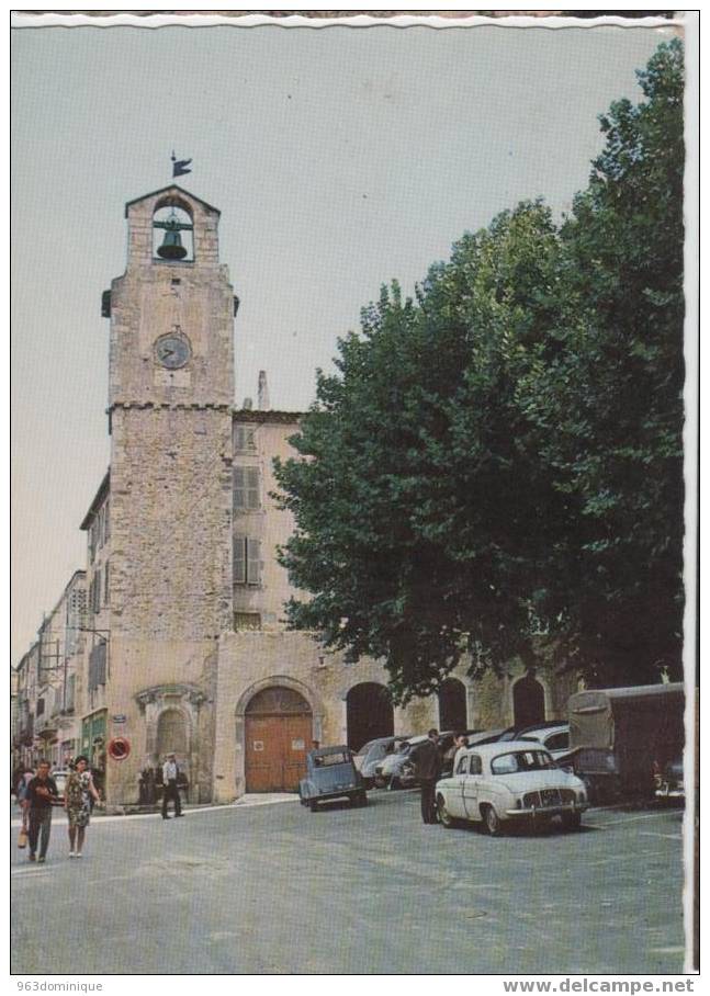 DIEULEFIT - La Tour De L'horloge Et La Place Abbe Magnet - Avec Citroen 2CV - Dieulefit