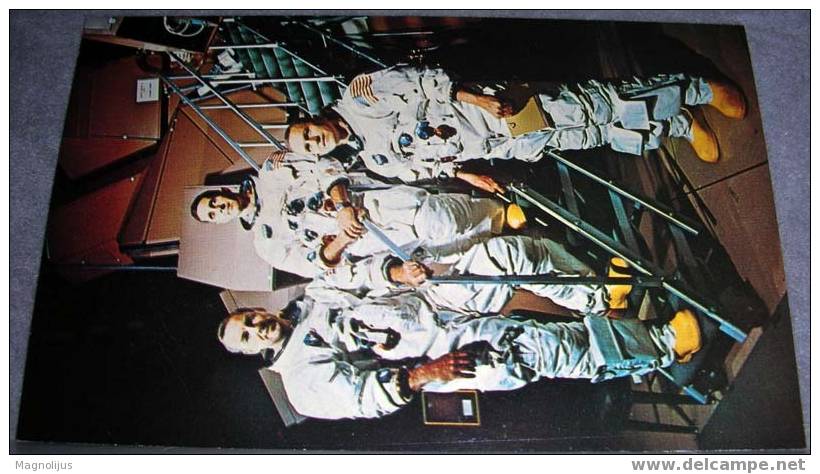 Astronauts,Space,NASA,Apollo 8,Crew,postcard - Space