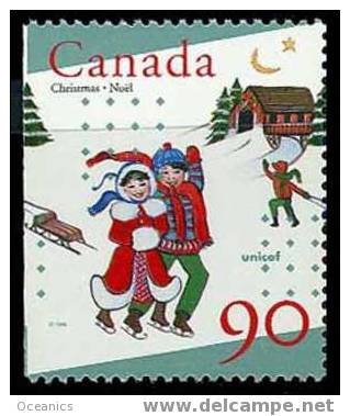 Canada (Scott No.1629i - Noël / 1996 / Christmas) [**] De Carnet / From Booklet - Oblitérés